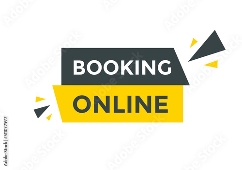 Booking online button. Booking online web template  © creativeKawsar