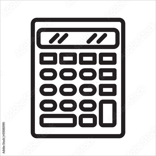 calculator icon vector design template