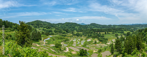 南魚沼　棚田の風景