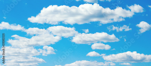 Clouds in blue sky background. © Anntuan