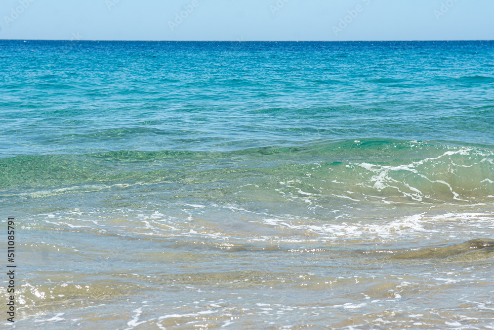 Ocean and Beaches, blue water and sand Ocean and Beaches, blue water and sand