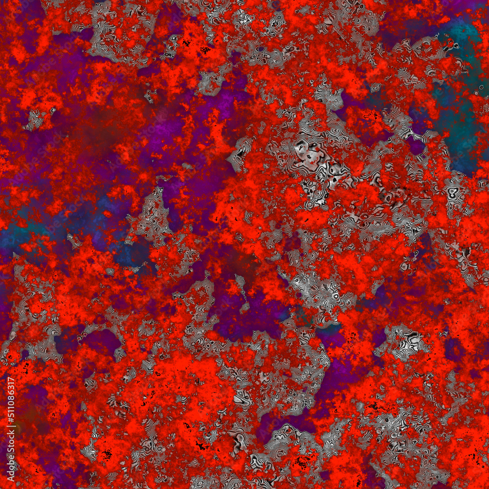 Fototapeta premium Orange red blue earth, rusty background