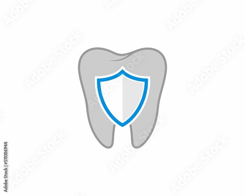 Teeth and shield protection in the middle