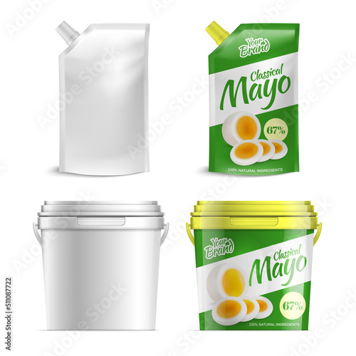 Mayonnaise Packaging 2x2 Design Concept
