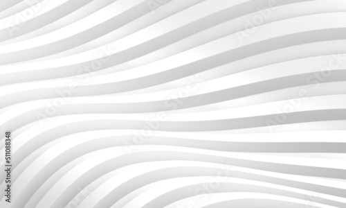 White stripe waves pattern futuristic background © VERSUSstudio