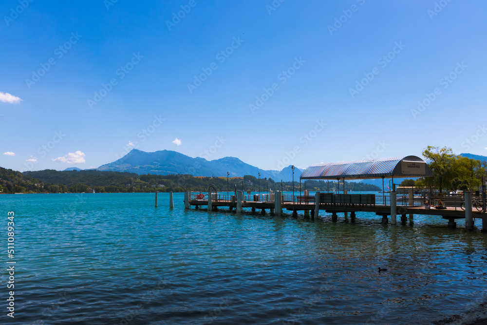 pier on the lake