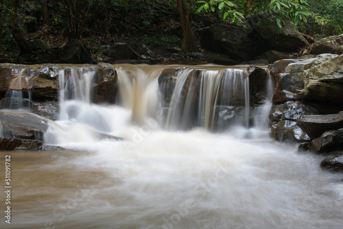Fototapeta Naklejka Na Ścianę i Meble -  Mae Sa waterfall Near Chiangmai city, Chiang Mai, North in Thailand
