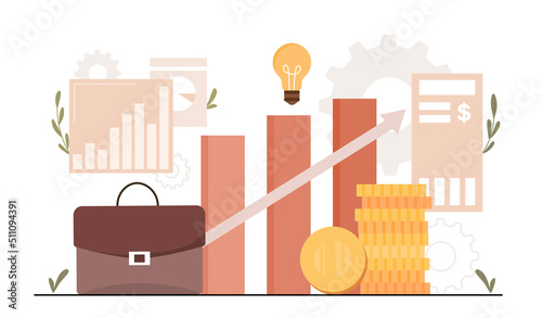 Portfolio investment concept