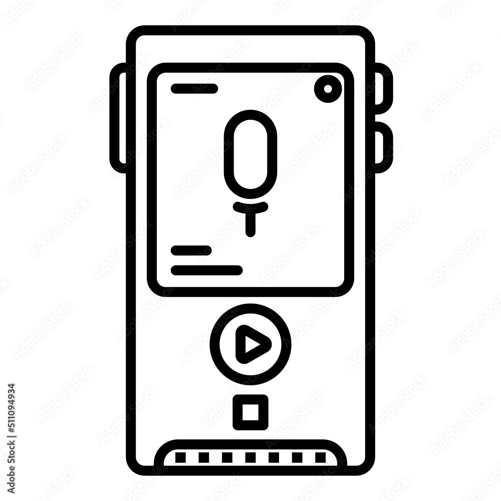 trial recorder icon on transparent background trial recorder icon on transparent background