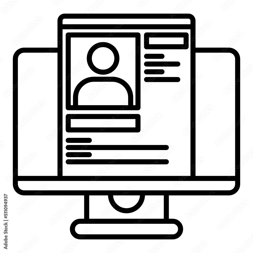 computer icon and database profile with transparent background computer icon and database profile with transparent background