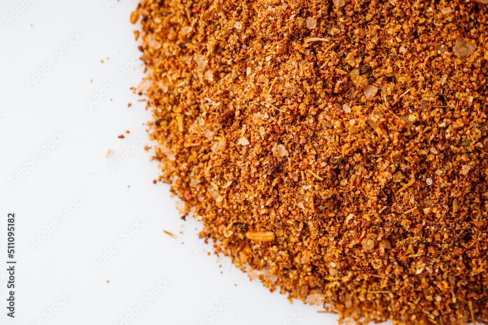 svanetian salt on a white acrylic background svanetian salt on a white acrylic background