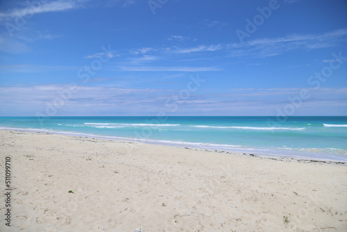 The beach of Cayo Santa Maria, Cuba