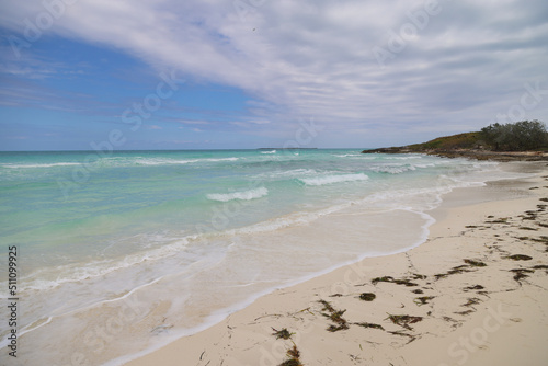 The beach of Cayo Santa Maria, Cuba