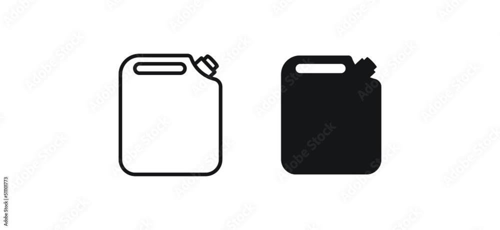 Fuel line icons for web and print isolated on white background Fuel line icons for web and print isolated on white background