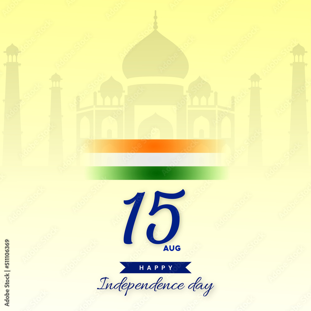 Indian Independence Day 15 August National Poster Social Media Poster Banner Free Vector