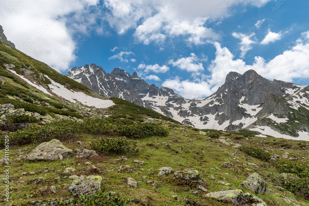 Avusor Plateau view in Rize Province of Turkey