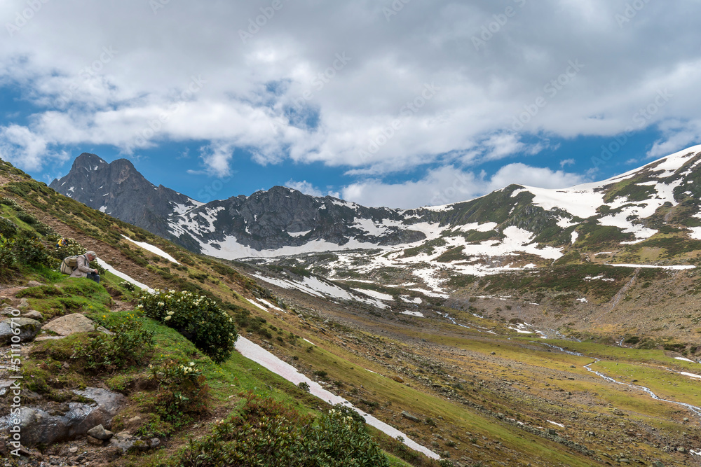 Avusor Plateau view in Rize Province of Turkey