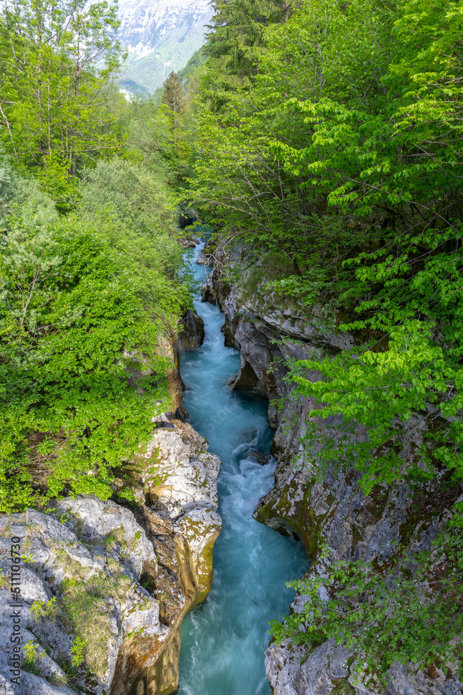 Great Soca Gorge (Velika korita Soce), Triglavski national park, Slovenia Great Soca Gorge (Velika korita Soce), Triglavski national park, Slovenia