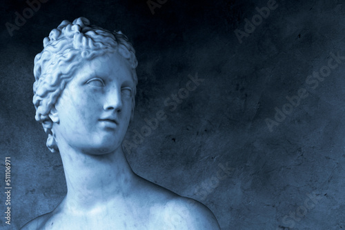 Obraz na płótnie Statue of Venus de Medici 'Goddess of Love' Reproduction version, Head and Shoul