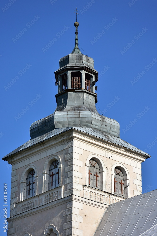 early baroque church in village Gorzanow in Poland early baroque church in village Gorzanow in Poland