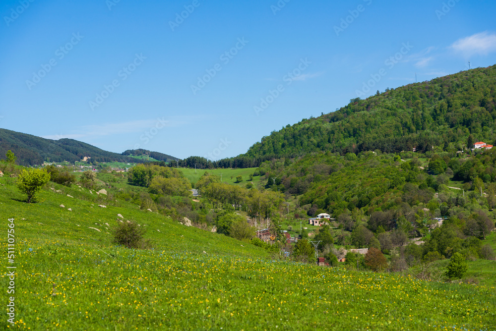 Awesome landscape with forest and mountains, Vanadzor Awesome landscape with forest and mountains, Vanadzor