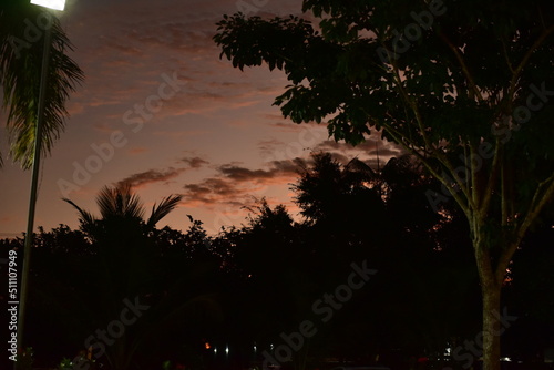 time lapse sunset
