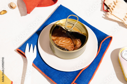 tinned smoked salmon