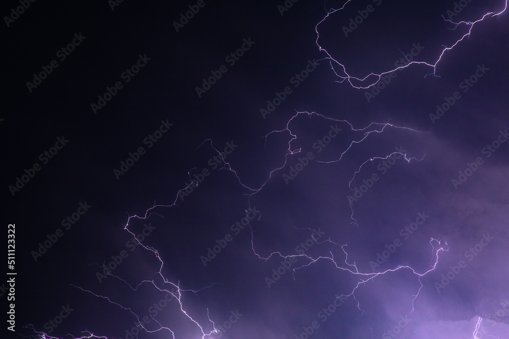 Lightning and clouds in the night storm Lightning and clouds in the night storm