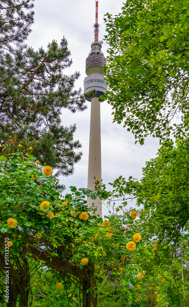 Fototapeta premium Florian tv tower, Dortmund, Germany 