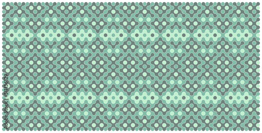 Multicolor truchet tiling connections illustration Multicolor truchet tiling connections illustration