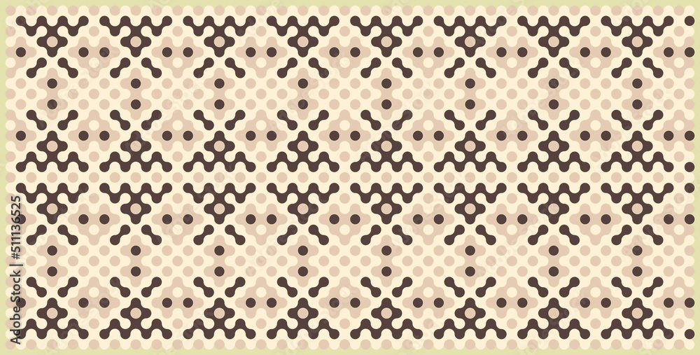 Multicolor truchet tiling connections illustration Multicolor truchet tiling connections illustration