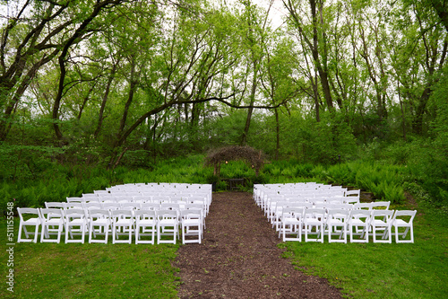 Beautiful Wedding ceremony in garden
