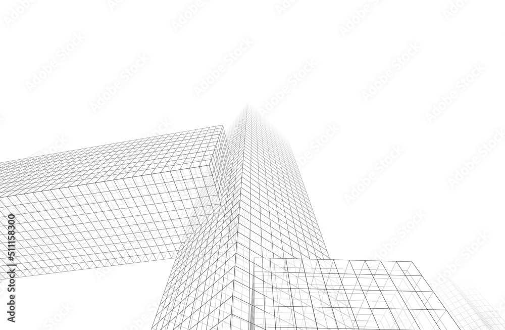 Fototapeta premium Abstract modern architecture