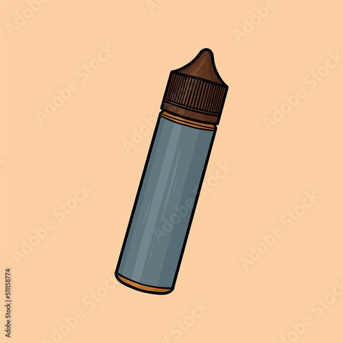 Bottle 60ml Pod Mini Cartoon Illustration