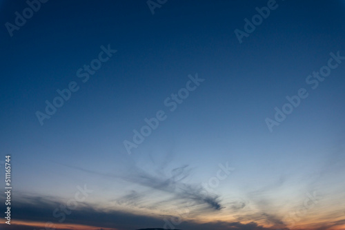 Sky Replacement blue hour photo