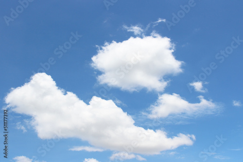 Blue sky and white clouds