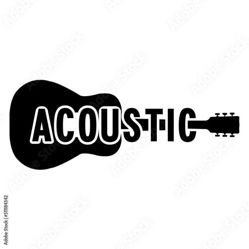 acoustic guitar logo