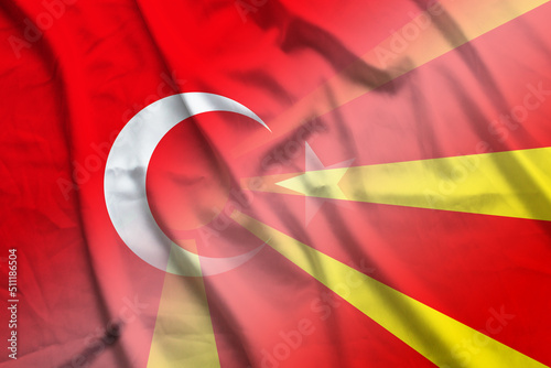 Turkey and Macedonia government flag transborder relations TUR