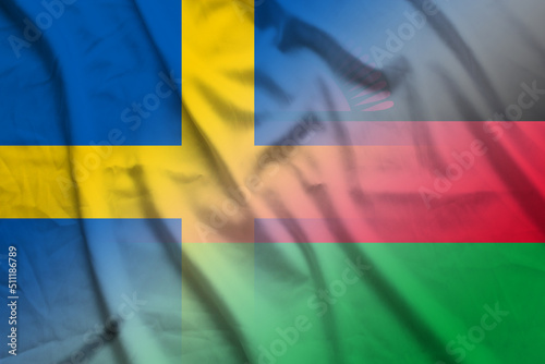Sweden and Malawi state flag transborder relations MWI SWE