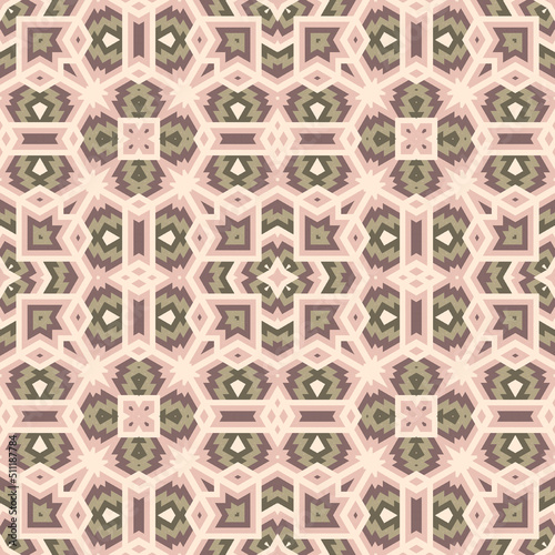 Geometric Abstract Seamless Background Pattern