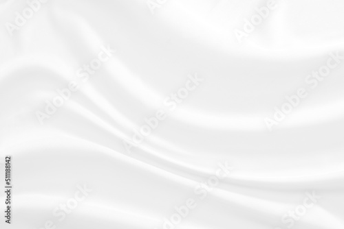 white cloth background soft wrinkled fabric patrem and surface.
