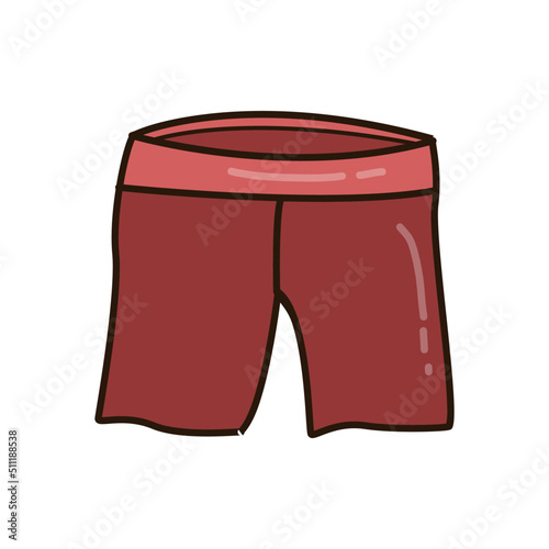 Men's shorts vector illustration