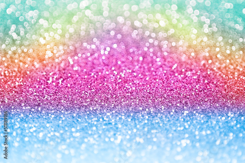 Rainbow glitter birthday mermaid unicorn pony invitation background summer Caribbean pool beach party flyer