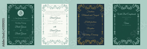 Indian wedding card template