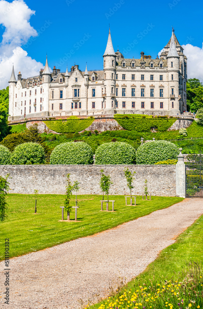 Dunrobin Castle and Gardens, NC500, Scotland, UK