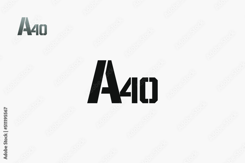 a and 4 number signs iel elite luxury modern simple logo design a and 4 number signs iel elite luxury modern simple logo design