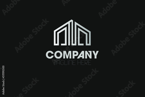 building construction architect logo simple logo design