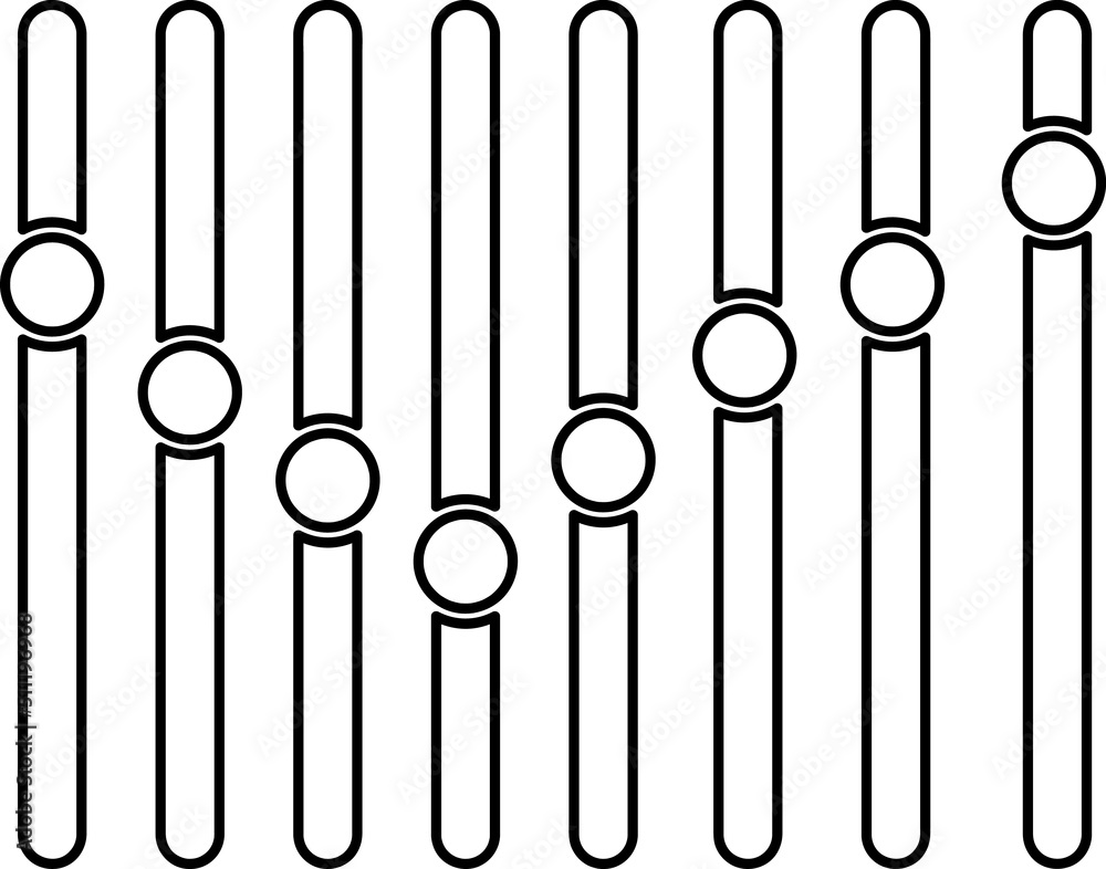 Audio Mixer Icon Vector Illustration vector line art.eps Audio Mixer Icon Vector Illustration vector line art.eps