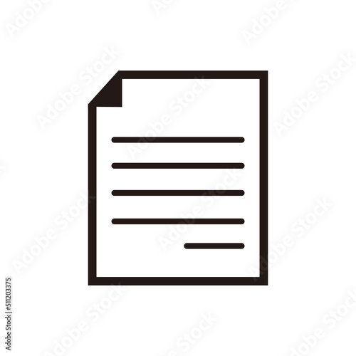 document icon vector illustration sign © MD_01