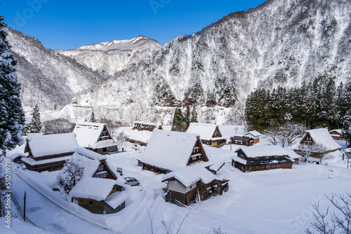 冬の五箇山菅沼集落